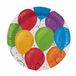 Merkloos / Sans marque A.I.&E. B.V. Papieren Bord 23 Cm Ballonnen - 6 Stuks