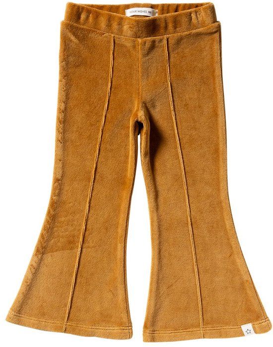 Your Wishes Winter Flare Legging Meisjes - Bruin - Velvet, Jersey