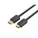 Watio Wave Converter, DisplayPort-stekker naar HDMI-stekker, 2 m, zwart