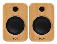 The House Of Marley House of Marley Get Together Duo 2 Bluetooth Boekenplank Speakers - Draadloze Speaker - Hifi speakers - Stereo Set - Home Audio - FSC Bamboo Hout - Versie 2