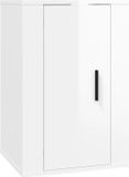 vidaXL Tv-wandmeubel 40x34,5x60 cm hoogglans wit