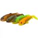 Savage Gear Craft Cannibal Paddletail leurre souple 8.5cm 7g Dark Water Mix