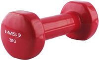 HMS Gietijzeren Dumbbell met Vinyl Coating - 2 kg