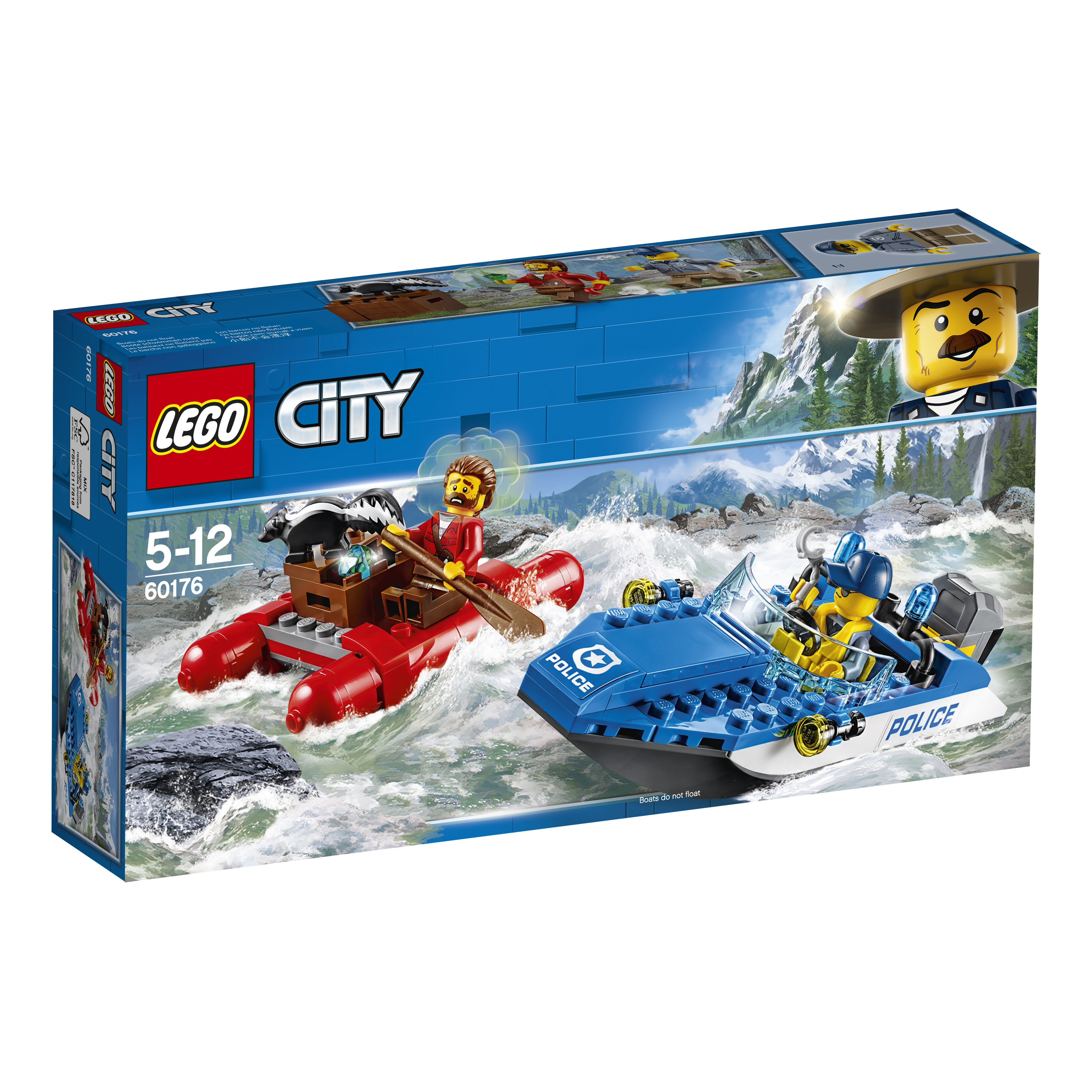 lego City wilde rivierontsnapping 60176