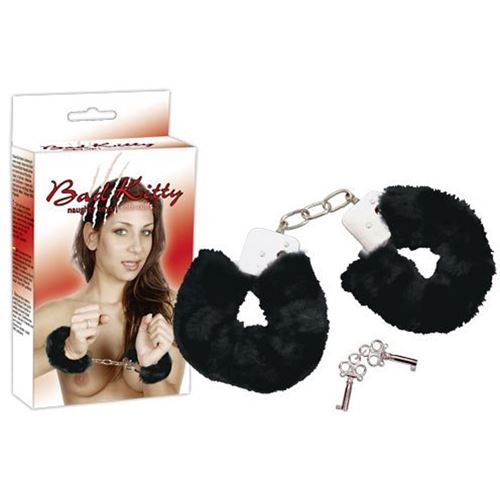 Pipedream Bad Kitty handboeien - zwart