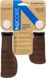 Herrmans Nucore Town Wave Poignées 130/90 mm ø22 mm Marron