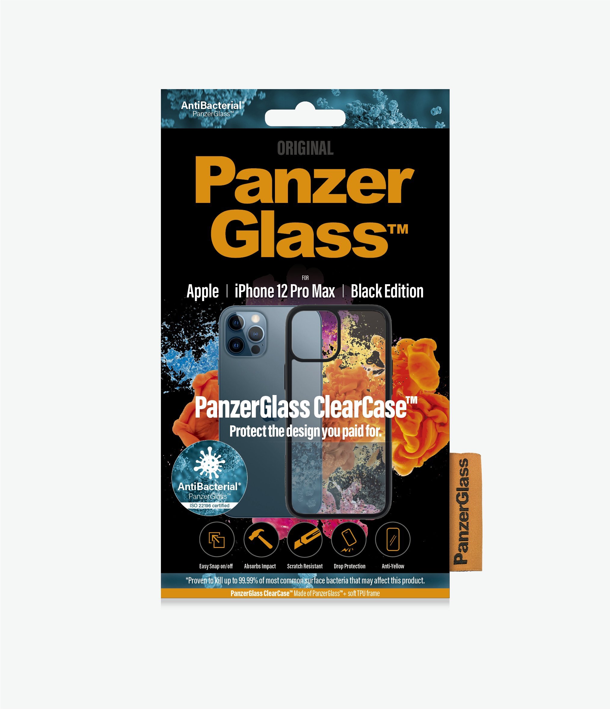 Panzerglass 0253 zwart, transparant / iPhone 12 Pro Max