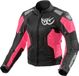 Berik Vephe Dames motorfiets textieljas - Zwart/roze - Maat 42