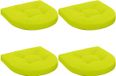 vidaXL - Zitkussens - 4 stuks - Heldergroen - Polyester