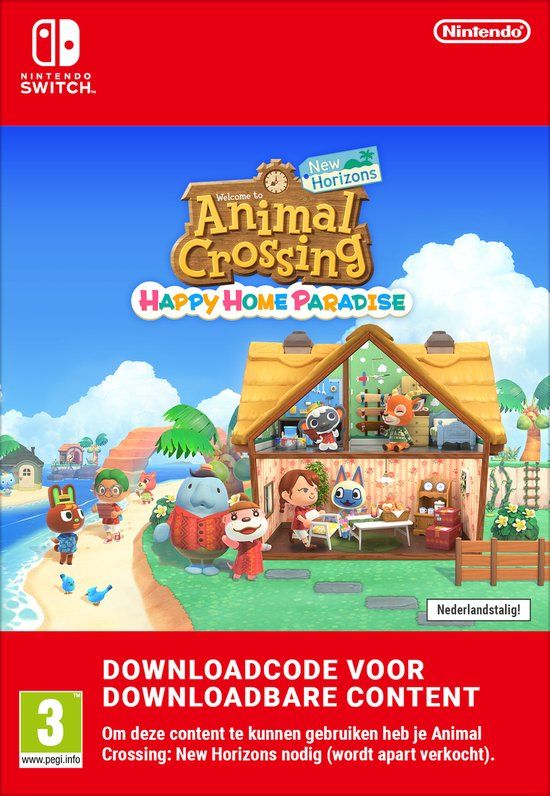 Nintendo Animal Crossing New Horizons: Happy Home Paradise - Nintendo Switch Download - Game Uitbreiding