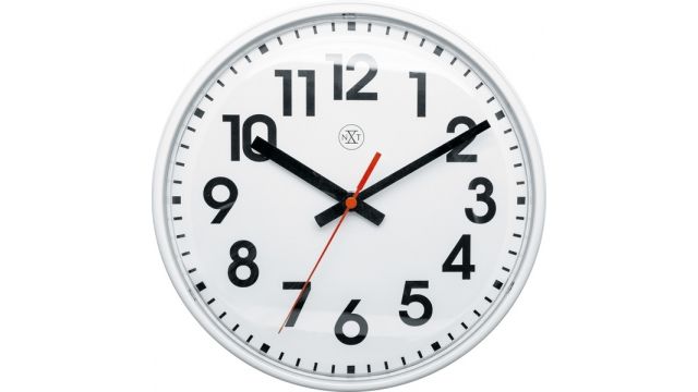 Xtime Wandklok - Wit - Ø 26 cm