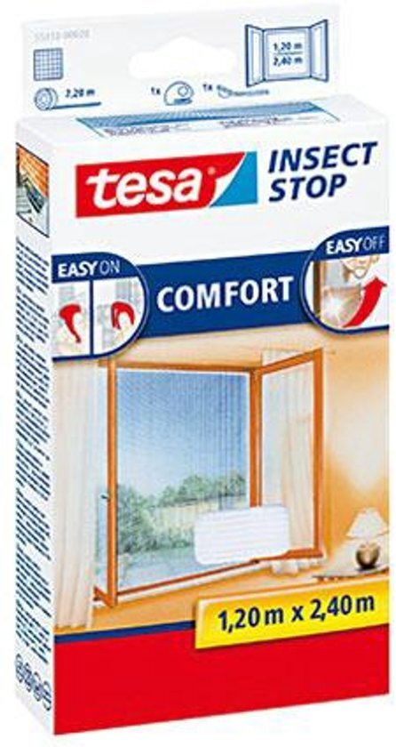 tesa Comfort - Raamhor - 120x240 cm WIT