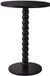 Excellent Houseware Bijzettafel Liva - Zwart - Rond - H50 x D35 cm - Hout