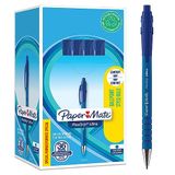 Paper Mate Flexgrip Ultra balpen, medium punt (1,0 mm), blauwe inkt, 36 stuks