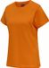 Hummel Hmlred Heavy T-shirt S/S Woman 215124 Dames Orange Katoenjersey