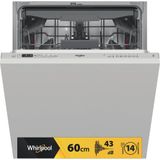 Whirlpool WIC 3C33 F Volledig ingebouwd 14 couverts