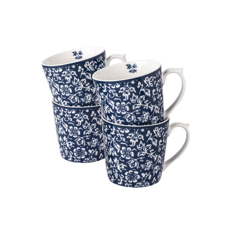 Laura Ashley Giftset - 4 Mugs Sweet Alyssum 32 cl