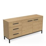 CaliCosy Dressoir, bewerkt hout, bruin, 152,5 x 39,5 x 72,3 cm
