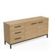 CaliCosy Dressoir, bewerkt hout, bruin, 152,5 x 39,5 x 72,3 cm