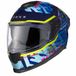 Nexx Y.100R Urbangram Indigo Blauw Mat Casque intégral - Taille XS