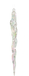 Decoris Ijspegel plc l2b1h18 cm trnsprnt/irs
