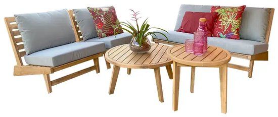 Buitengewoon Boet Ella Sofa Loungeset Bruin