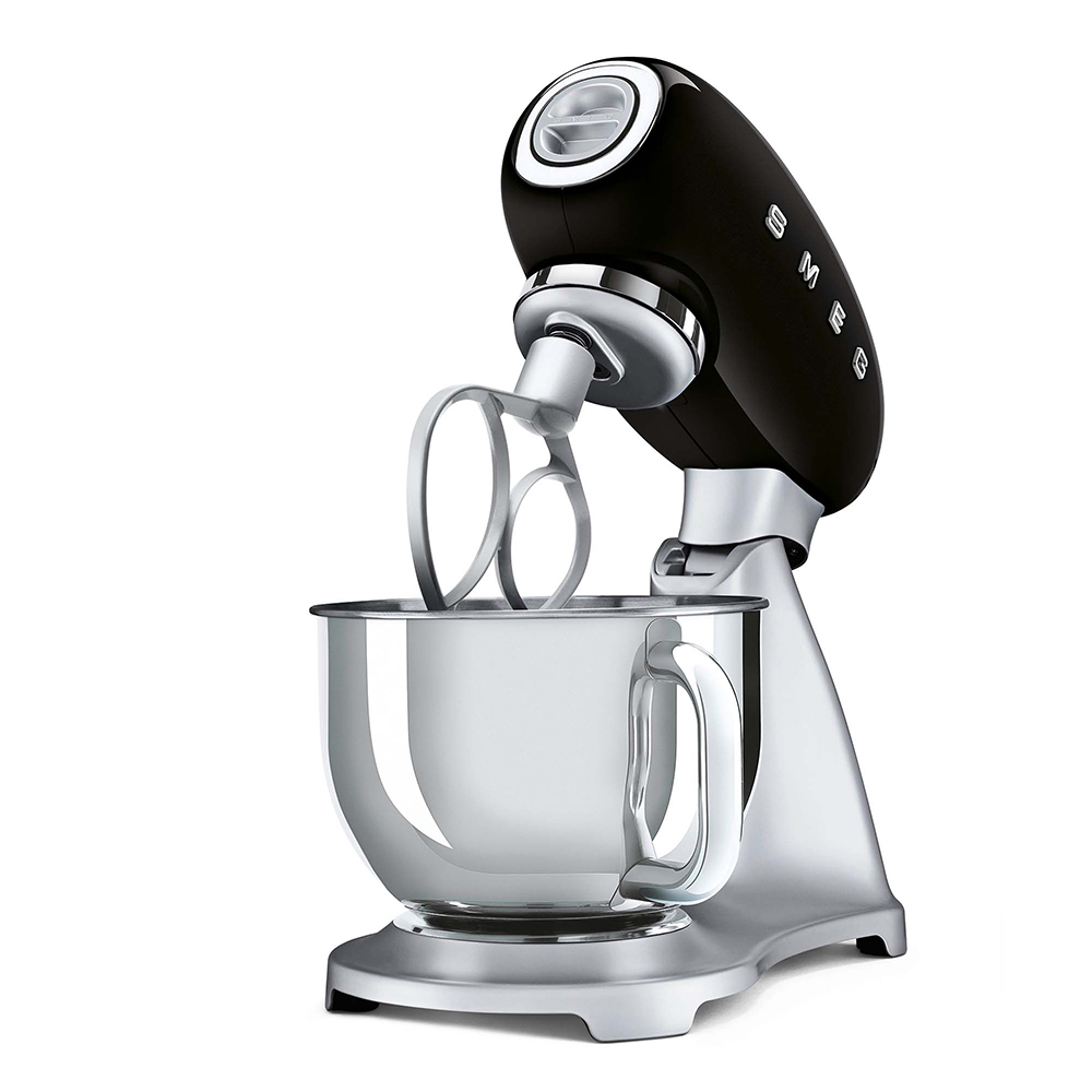 Smeg SMF02BLEU - Stand Mixer - Black/Silver