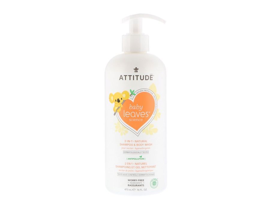 Attitude Baby Leaves 2 in1 Shampoo- Bodywash - pear nectar - 473 ml Pear Nectar
