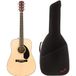 Fender CD-60S Natural guitare acoustique folk + gigbag