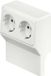 OBO Bettermann SL 2GT2050 rws Inzetstuk voor stopcontact Zuiver wit