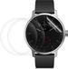 kwmobile 3x protecteur d'écran adapté pour Withings Scanwatch 42mm