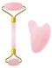 Rozenkwarts Roller et Gua Sha pour Massage du Visage