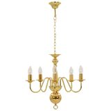 VidaXL Suspension luminaire dorée métal 450 mm