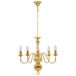 VidaXL Suspension luminaire dorée métal 450 mm
