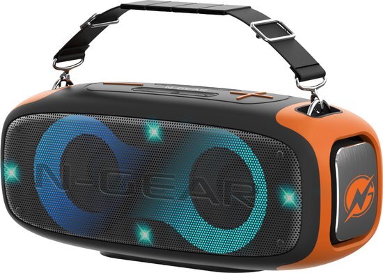 N-Gear Blazooka 830 - Bluetooth Speaker - Karaokeset - Partybox - IPX5 Waterdicht