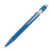 Caran d'Ache 849 Colormat-X blauw aluminium zeskantige schacht drukbalpen