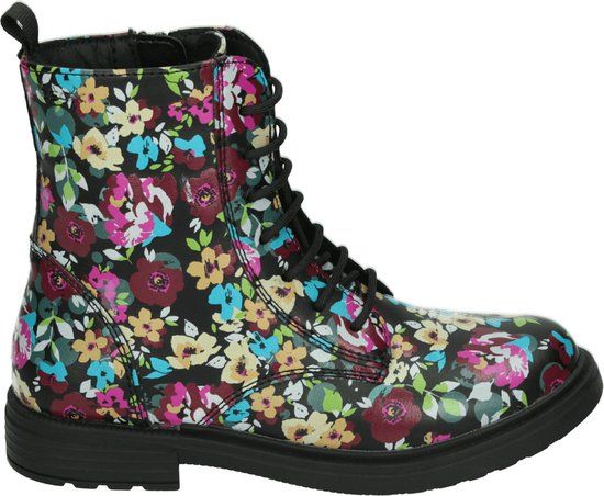 Geox J Eclair Girl D - Zwarte Hoge Sneakers - Maat 32