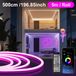 StarTech LED-neonlyslint - 5 meter - RGB - Bediening via app en afstandsbediening - Muzieksynchronisatie - IP65 waterdicht - Geschikt voor binnen, zwembad en tuin