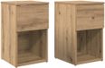 vidaXL Armoire-lit chêne artisanal 29 x 31,5 x 49 cm