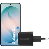 Samsung Galaxy S26 256GB Lichtblauw 5G + BlueBuilt Oplader 45 Watt Zwart