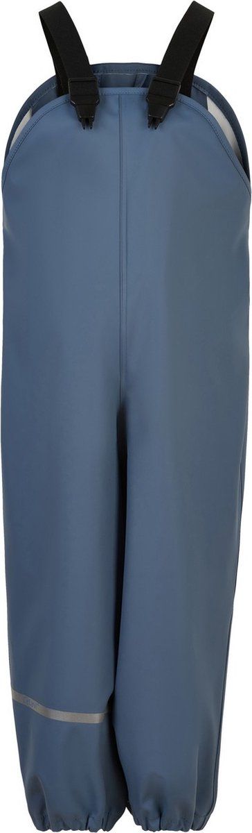 CELAVI - Regenbroek met bretels - Kinderen - Chinees Blauw - Maat 130 (8-9 jaar)