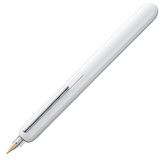 LAMY dialog 3 Vulpen | Draaimechanisme & 14 kt Gouden Penpunt M | Glanzend Wit