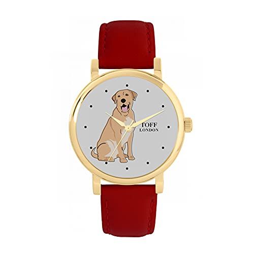Toff London Beige Labrador Retriever Hondenhorloge