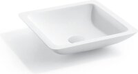 Mawialux Bren Opzet Waskom - 42,5x42,5 cm - Mat Wit - Solid Surface