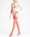 Falke Seidenglatt15 Stay Up Brede Band 41590 - 10.5-11 - Rood