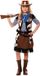 Haza Cowgirl kostuum kind Audie - Bruin - 7-9 jaar