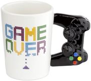 Game Over Koffie/thee mok voor Gamers - game over - console handvat - keramiek - 400 ml