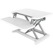 Staples Zit-sta-werkplek klein instelbare hoogte 120–450 mm wit