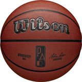 Wilson NBA Authentic City Paris Basketbal Maat 7 Oranje Eco-leer