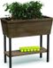 Urban Bloomer Jardinière surélevée pour balcon avec système d'irrigation, 82 x 38 x 78 cm, 48 l, marron
